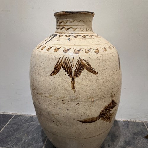 C1800 A Rare Chinese Storage Pot From Cizhou