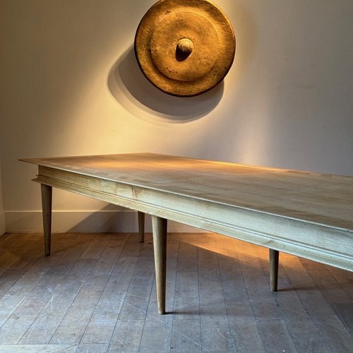 C1950s A Huge French Oak Dining / Refectory Table