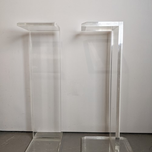 C1960 A Pair Of Mid Century Perspex Plinths