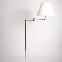 Adjustable Brass Floor / Reading  Lamp