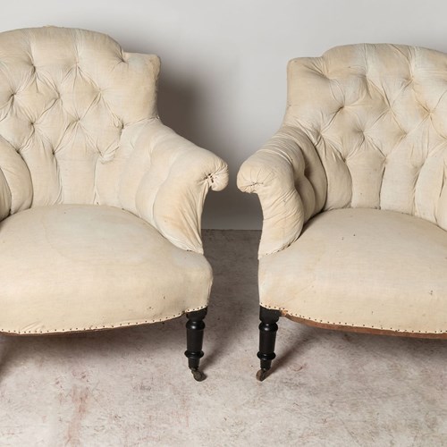 Antique French Pair Of Chairs