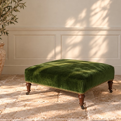 Large Antique French Stool For Upholstery