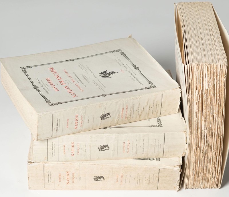 Four Large Antique French Books-nikki-page-antiques-243bdff1-ebdd-40a4-a912-ed9f78072b3c-main-637908857566050412.jpeg