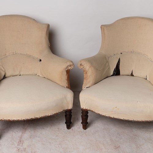 Antique French Pair Of Chairs