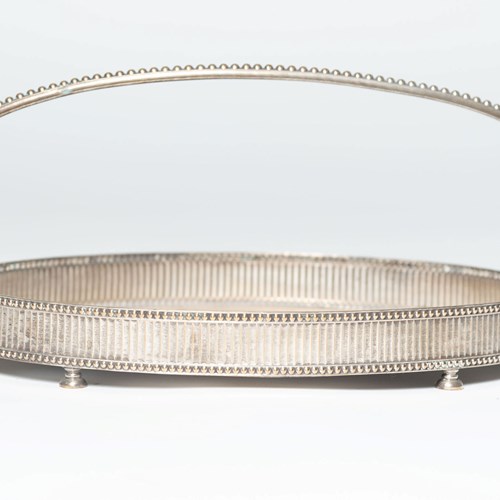 Pretty Silver-Plate Tray