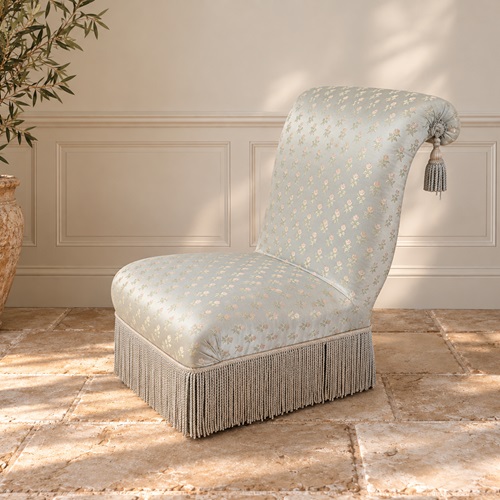Napoleon III Slipper Chair For Upholstery