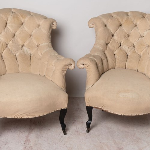 Antique French Pair Of Chairs