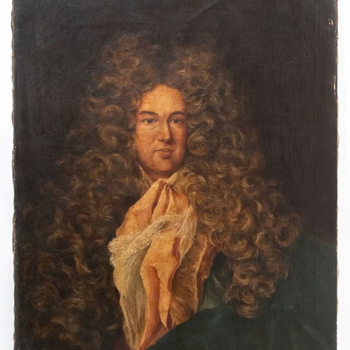 18Th Century Oil On Canvas, Signed And Dated 1705