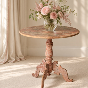 Antique Swedish Tilt Top Table