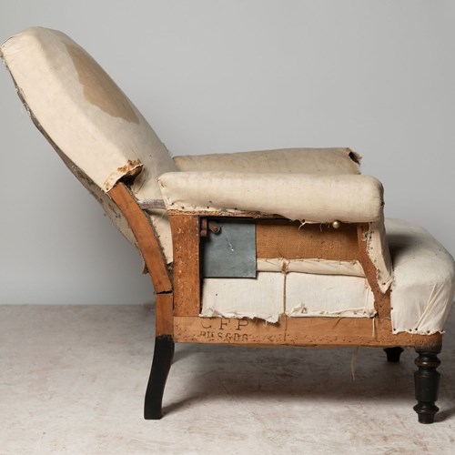 Napoleon III French Reclining Chair