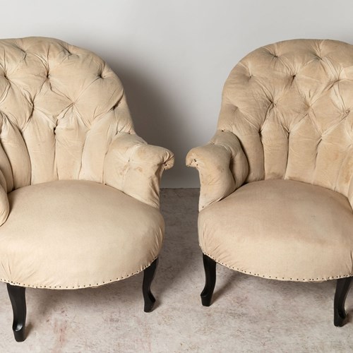 Antique French Pair Of Chairs