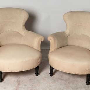 Antique French Pair Of Chairs