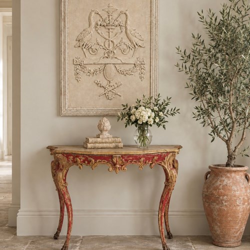 Antique Italian Console Table