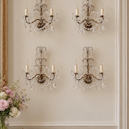 Set Of Four Wall Lights 