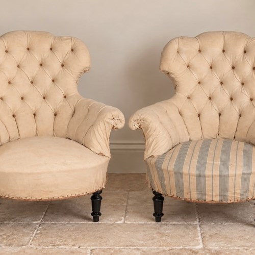Antique French Pair Of Chairs