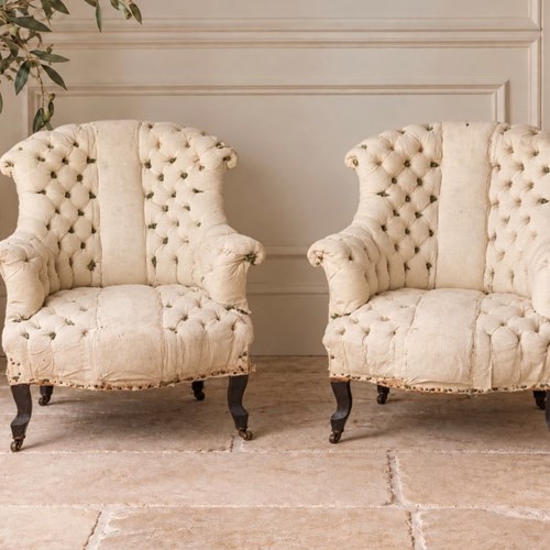 Antique French Pair Of Chairs