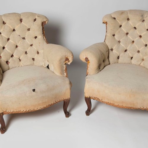 Antique French Pair Of Chairs