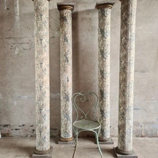 Antique French Theatrical Columns
