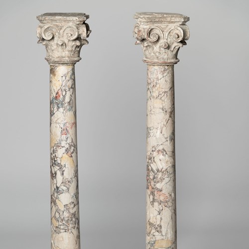 Pair Of Italian Columns 