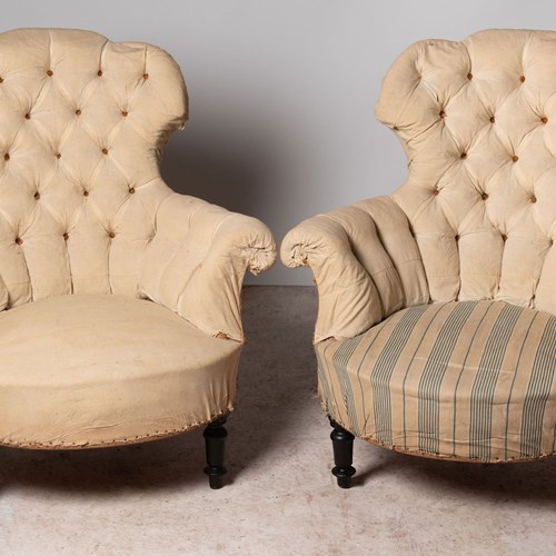 Antique French Pair Of Chairs