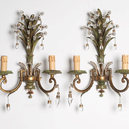 Italian Pair Of Wall Lights