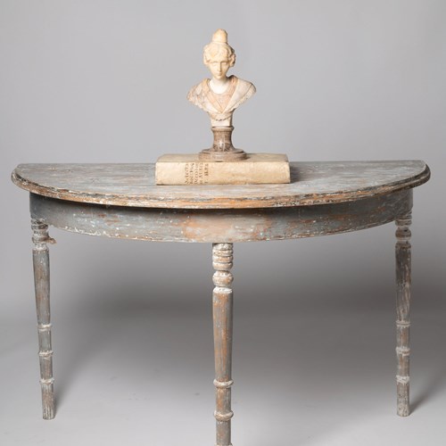 Swedish Demi Lune Table