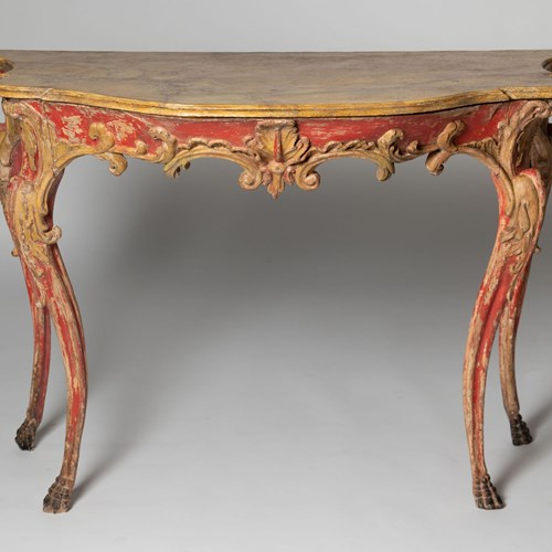 Antique Italian Console Table