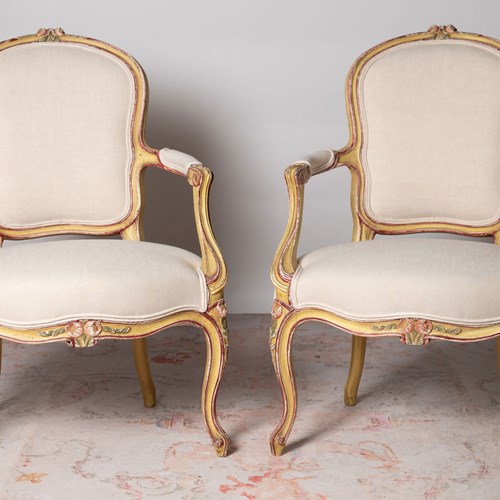 French Pair Of Chairs 
