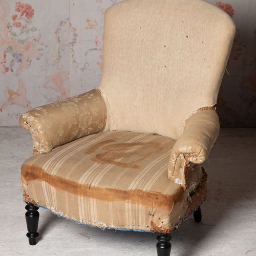 Small Antique French Armchair 