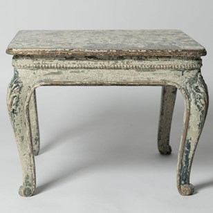 Side Table, Lift Up Lid 