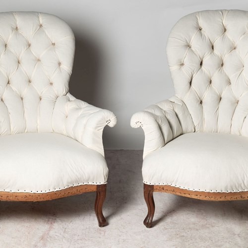 French Pair Of Chairs