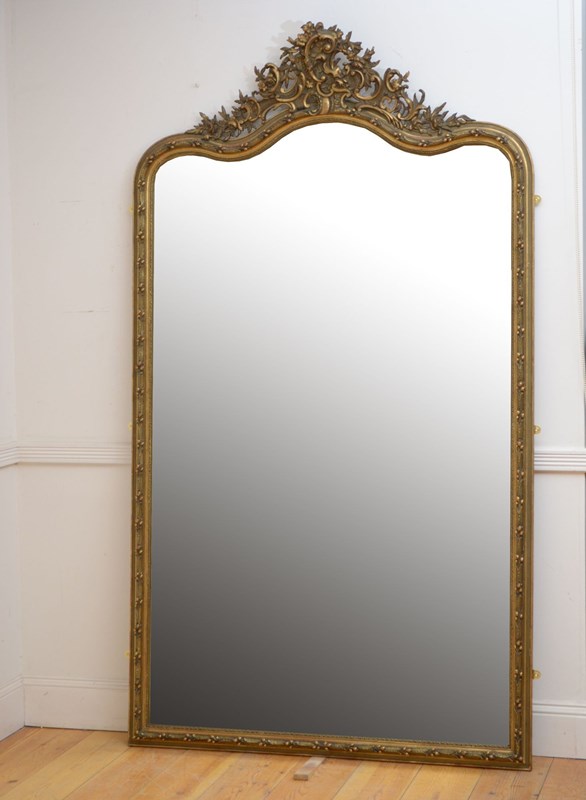 19Th Century Full Length / Leaner Giltwood Mirror H221cm-nimbus-antiques-0-0-main-638246951296332852.jpeg
