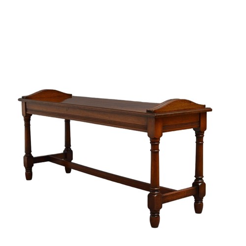 Jas Shoolbred Walnut Hall Bench