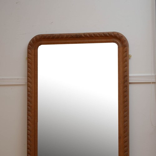 Louis Philippe Wall Mirror Oak Mirror H130cm