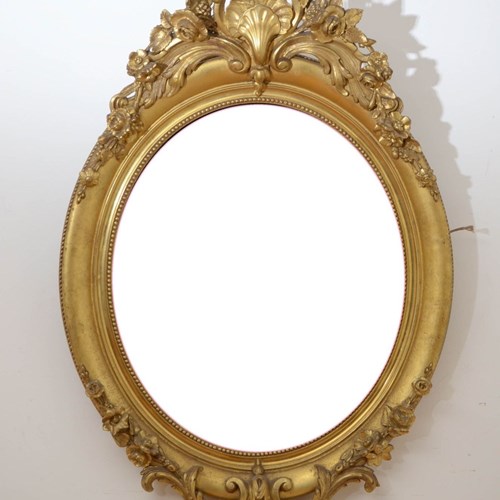 Fine 19Th Century Wall Mirror