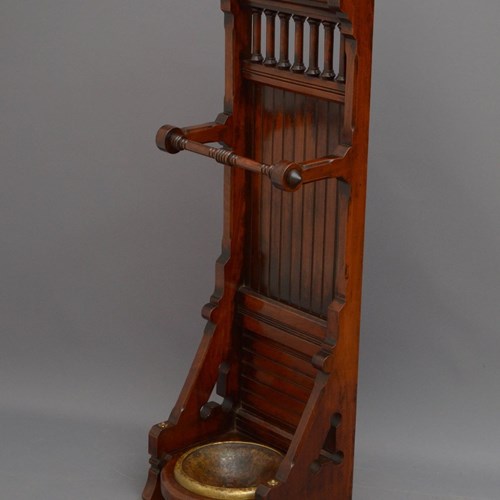 Gothic Revival Umbrella Stand In Mahogany