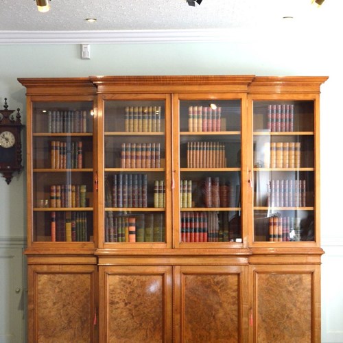 Victorian Walnut Bookcase