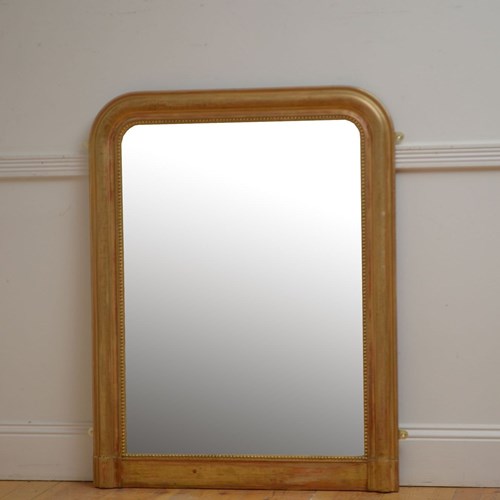 Louis Philippe French Giltwood Wall Mirror H110cm