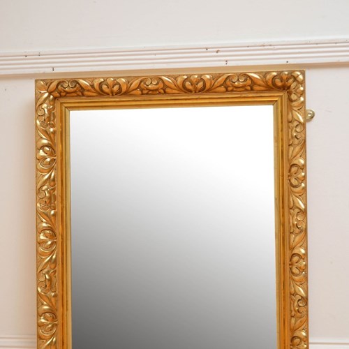 Turn Of The Century Giltwood Wall Mirror H85cm