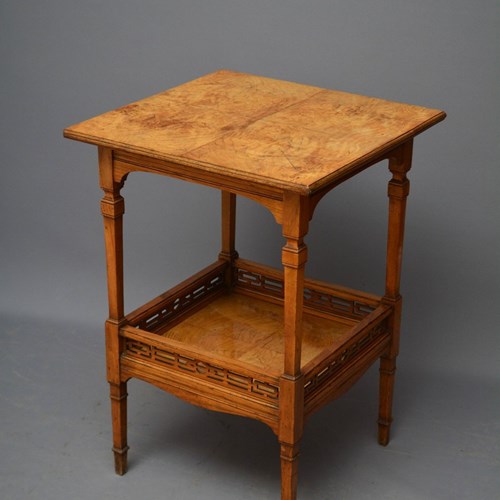 English Victorian Aesthetic Movement Ash Occasional Table