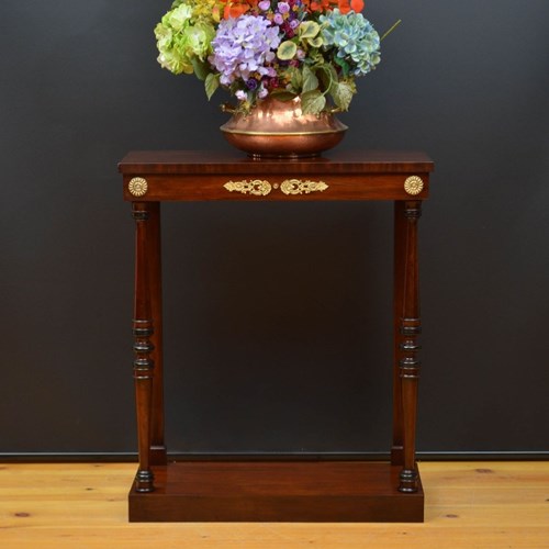 Regency Mahogany Console Tale Hall Table