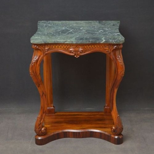 Early Victorian Goncalo Alves Console Table