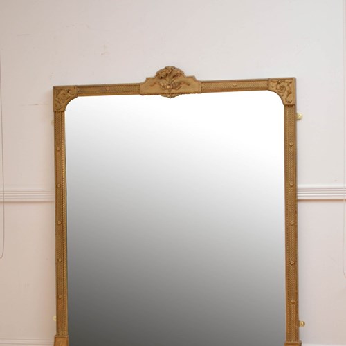 English Regency Giltwood Overmantel Mirror