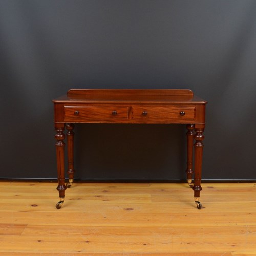 Victorian Solid Mahogany Writing Table