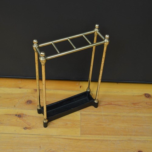 Victorian Brass Umbrella Stand