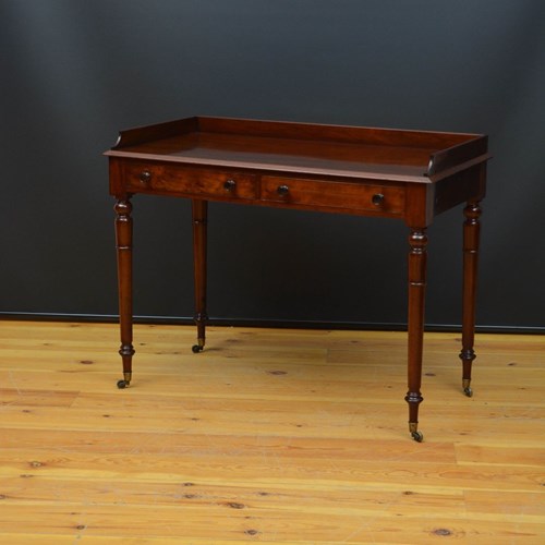 George IV Mahogany Dressing Table Or Writing Table