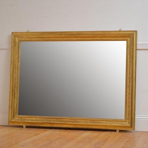 Antique Gilded Wall Mirror H103cm