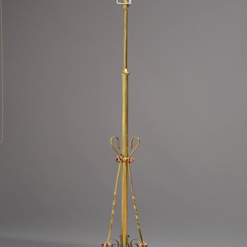 Art Nouveau Height Adjustable Floor Lamp