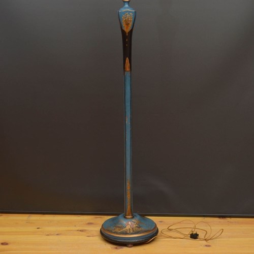 Antique Chinoiserie Standard Lamp