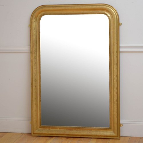 Louis Philippe French Giltwood Wall Mirror H135cm